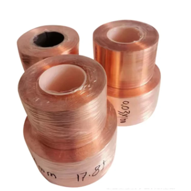 0.01mm 0.02mm 0.03mm 0.04mm 0.05mm 0.06mm 0.07mm 0.08mm Pure 100mm Width Pure C11000 Copper Foil roll for machinery