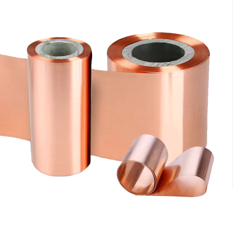 0.01mm Thickness Electrolytic Copper Foil and Strip Copper Foil for Lithium Batteries