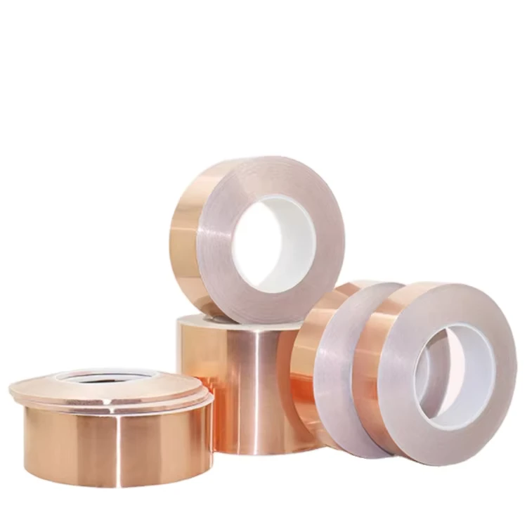0.03mm 0.05mm 0.06mm 0.07mm 0.08mm Metallic Thin Copper Sheet Foil Shielding Tape
