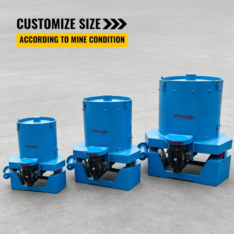 0.5 TPH Small Gold Centrifuge Machine HLYB20 for Artisan Gold Panning and Prospecting
