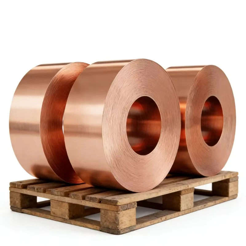 0.5mm Copper Strip Coil Custom Width and Length 99.95% Pure Copper Foil