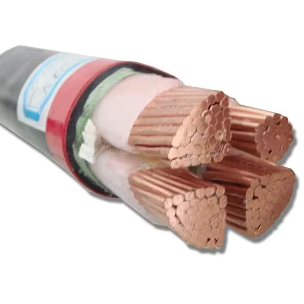 0.6/1kV Low Voltage Copper Conductor XLPE Insulated PVC Sheath Power Cable 3 Cores