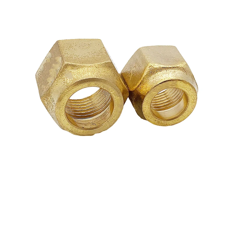 1/4″ 3/8″ 1/2″ 5/8″ 3/4″ Compression Joint Hexagonal Copper Pipe Fitting Brass Flare Nut Wrench