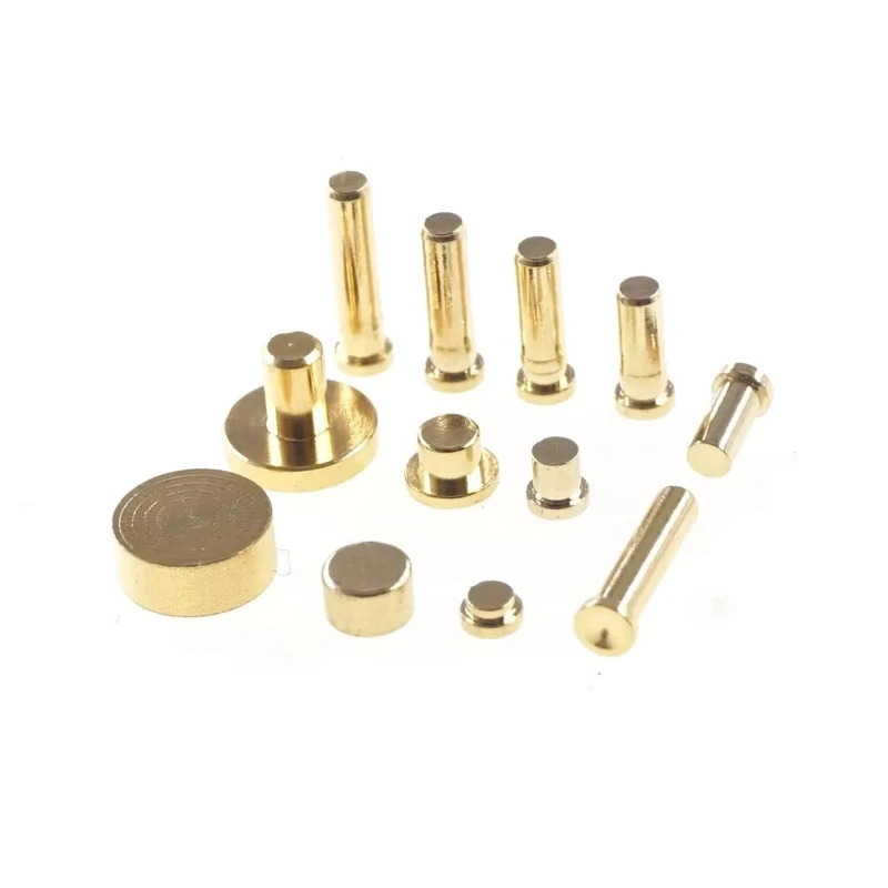 1.7 2.0 3.0 4.0 6.0 MM Pogo Pin Connectors High Current Copper Pillar Lathe Parts Probe Conductive Target Pad Female