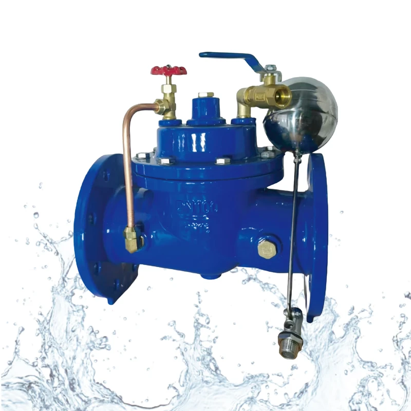 100X Constant Pressure Valve PN16 DN80-DN300 Diaphragm SS316 Float Copper Pilot No Negative Hospital Water Tank Valve