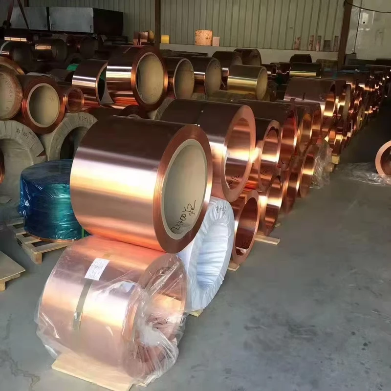 1mm T2 T3 C12200 Bright Finish Non Alloy 99% Cu Rolled Copper Coil Strips Welding Cutting Services Electrical Thermal