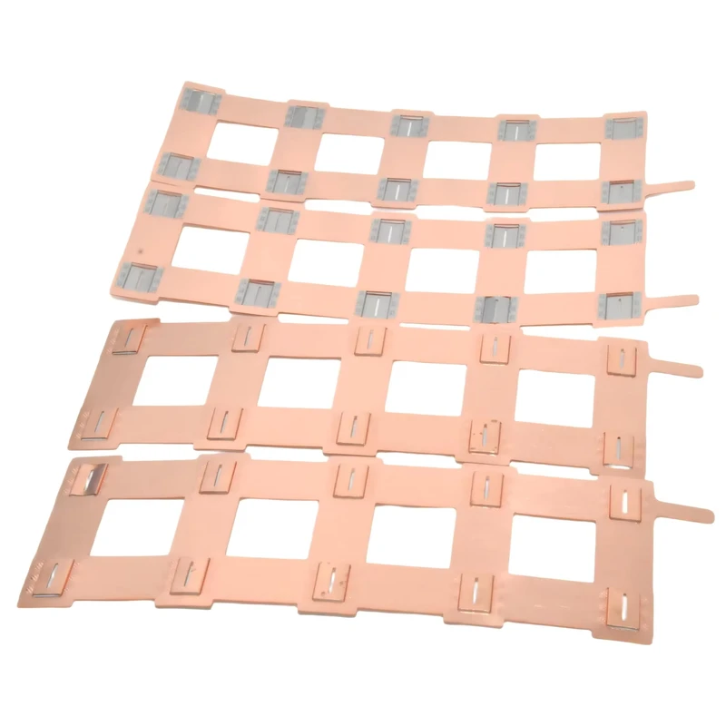 2*5P 34.5mm Spacing Low Internal Resistance Copper Busbar for 32650 32700 Battery Pack Connection Tab Custom Shapes