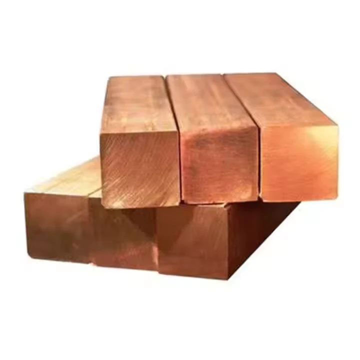 20x30x50mm Solid Copper Block Pure Copper Lump Ingot 99.99%-99.9999% Purity Customized CNC Service