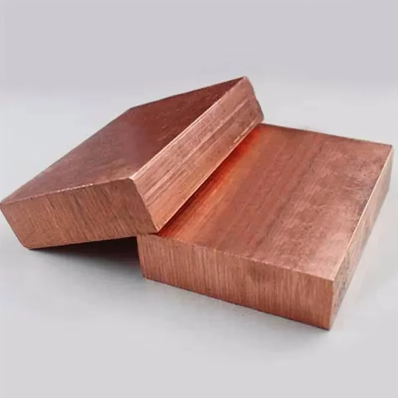 20x30x50mm Solid Copper Block Pure Copper Lump Ingot 99.99%-99.9999% Purity Customized CNC Service