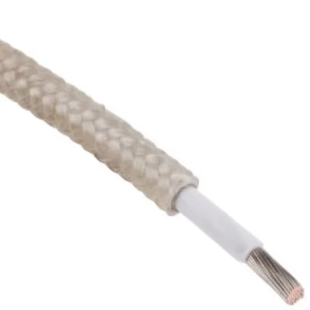 2mm2 3mm2 300/500V Tinned Copper Silicone Rubber Glass Fiber Braided Insulated High Temperature Cable Wire