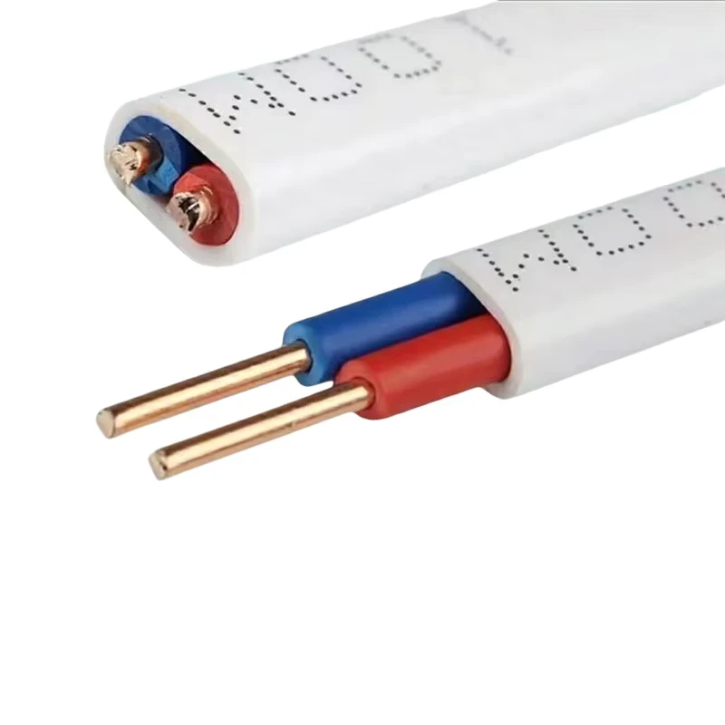 300/500V Stranded 2 Core PVC Insulated Flat Copper Cable