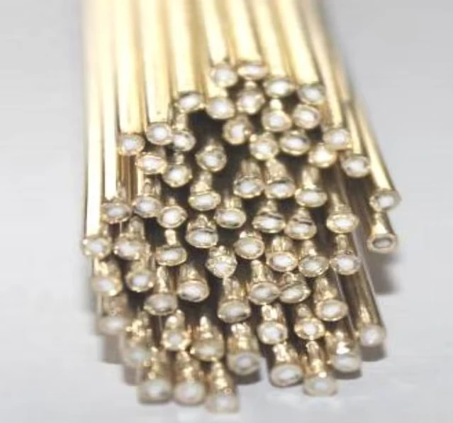 35% Silver Flux Cored Brazing Solder Wire Rod for Copper Steel Brass Bronze Mild Steel Alloys
