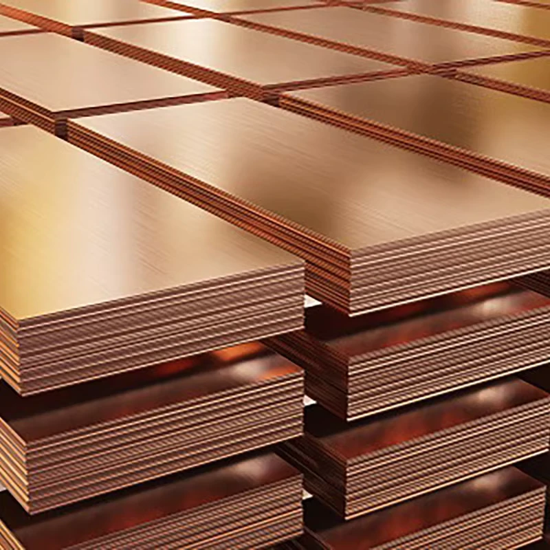 4X8 Red Copper Sheet 1mm Customized 99.9% Pure Bronze Brass T2 Copper Cathode Thick Sheet Plate