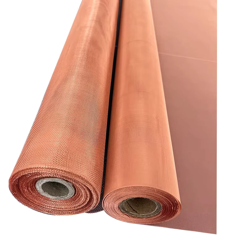 500 mesh copper wire woven mesh shielding mesh metal copper mesh for filtration