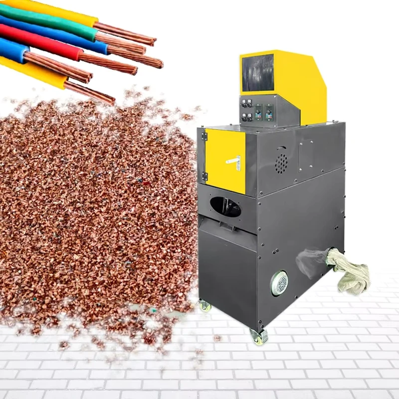 50kg h Mini Copper Granulator Machine for Home Use LX 150 Small Copper Cable Wire Granulator Separator Machine