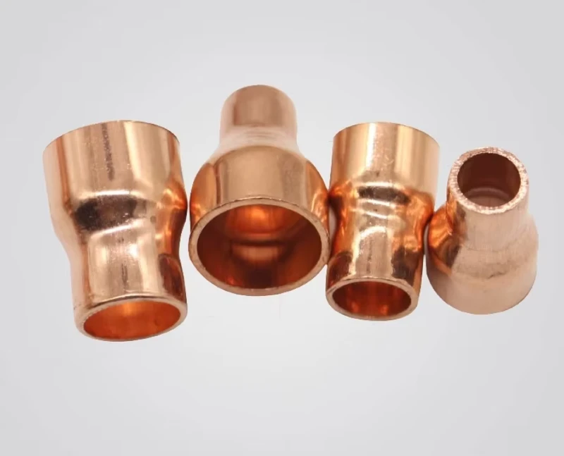 54mm 41mm Reducer Copper Connector Coupling Copper Fittings ASTM BS Standard Bright Corrosion Resistant Durable