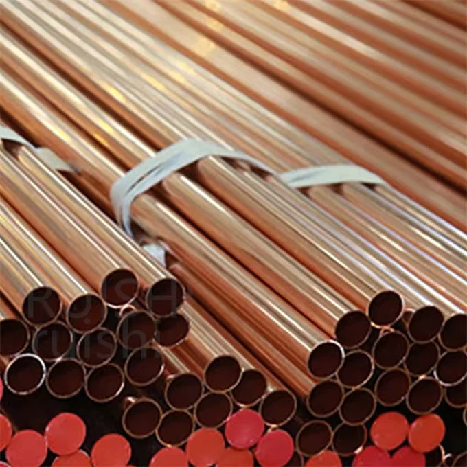 99% Pure Copper Nickel Pipe 20mm-25mm Straight Water Brass Tube 3/8 Branze Copper Tube Pipe with Bending and Cutting Services
