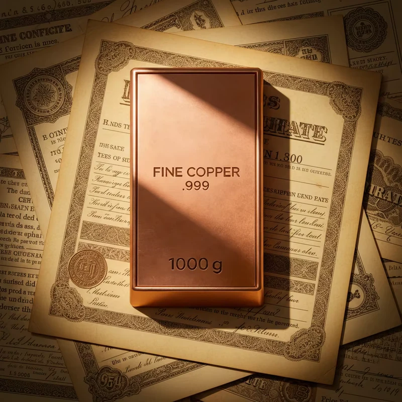 99.9% Pure Solid Copper Bar Premium Collectible Metal Ingot