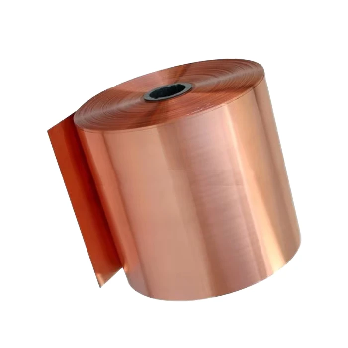 99.99% Pure Copper Tape Coil Strip Varieties Include C10100 C11000 C10200 C12000 C12100 C12200