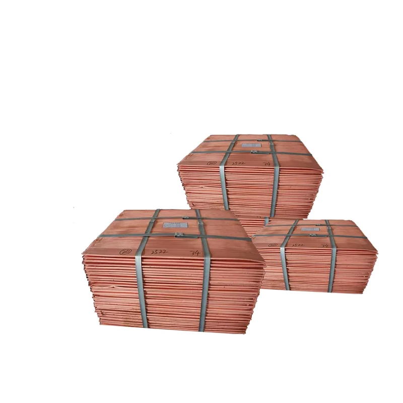 99.99% Purity Electrolytic Copper Cathodes Factory Prices Per kg
