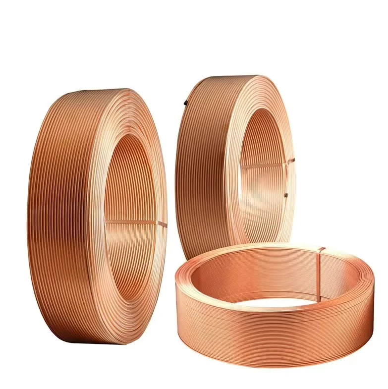 ASTM B280 99.95% Pure Copper C10200 Grade Coil Copper Pipe for Air Conditioning Heat Exchanger