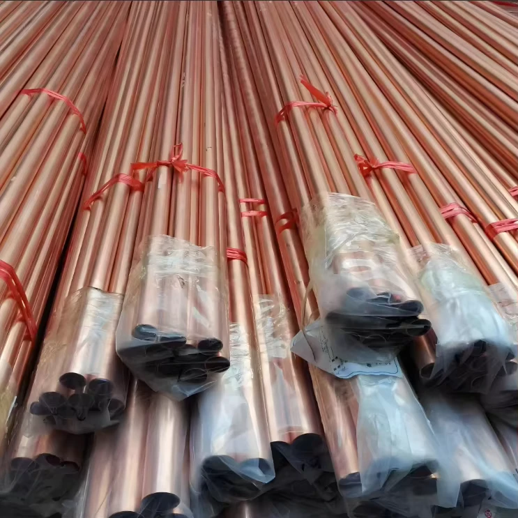 ASTM B88 Type L 99% Pure Copper Tube 1inch Straight Copper Pipes Tubes For Refrigeration & Air Conditioners Grade C12200