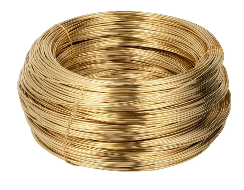 ASTM H EN Soft Temper C2680 C2600 Brass Wire Mesh Strip Sheet Brass Coil H62 Copper Ingot Wire Brass Oval Round Flat Wire