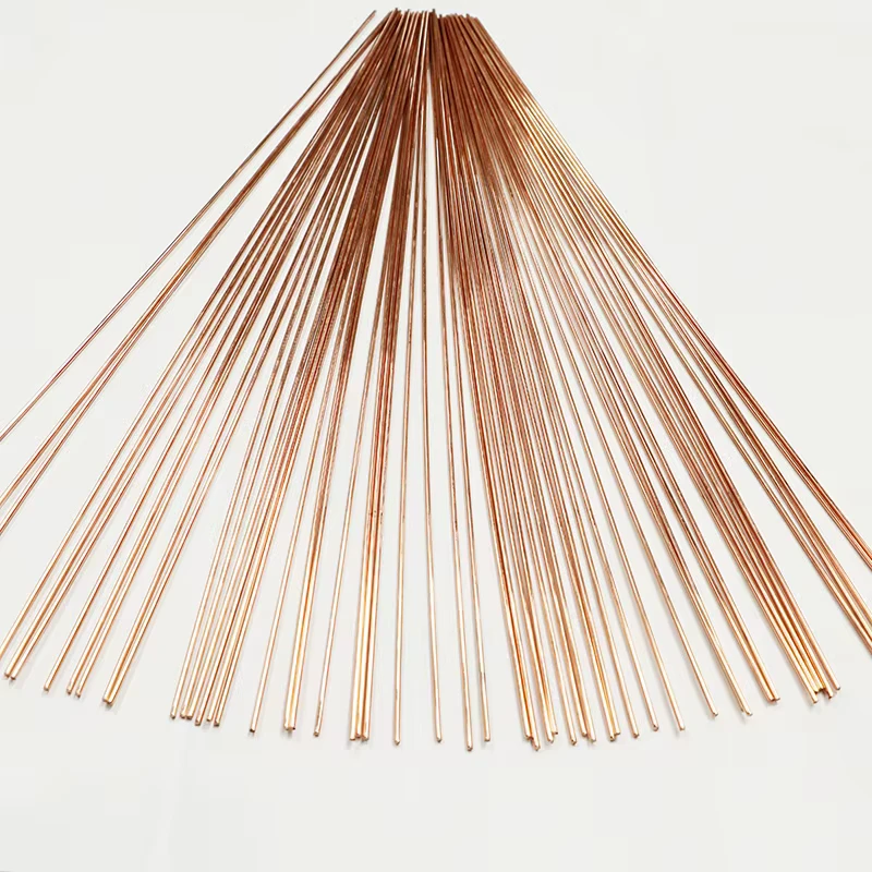 AWS Standard Copper Phosphorus Brazing Alloy Rod BCUP-2 2.0-4.0mm Diameter 15% Silver Refrigerator Cooling System GS