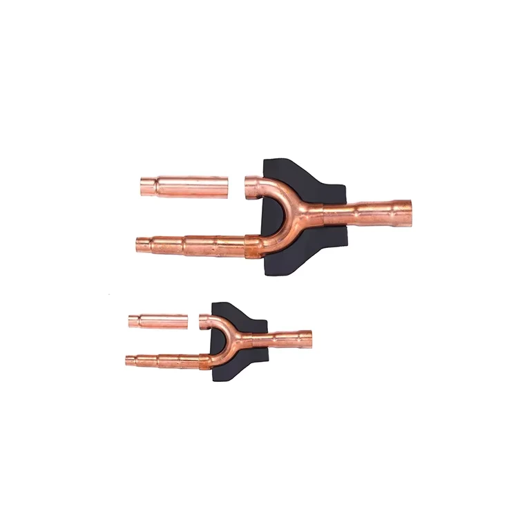 Air Conditioning Parts Copper Joint Reducing Refnet Joint Branch Pipe Copper Reducer Fitting Joint