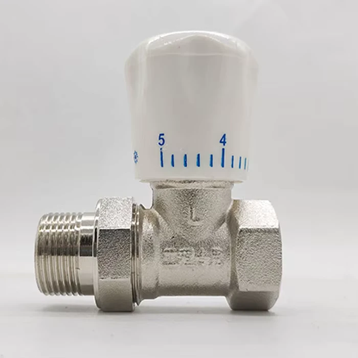 All Copper Radiator Temperature Control Valve Pressure Reducing Straight Angle Structures DN15-DN40 6/4 Points Control