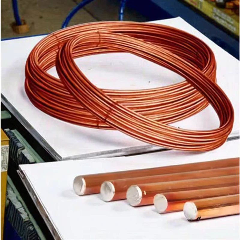 Alloy Electrical Electrodes Copper-coated Steel Wire Customizable Copper Layer Thickness for Lightning Protection