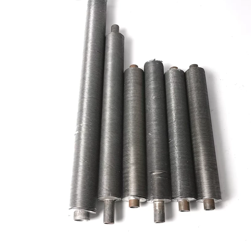 Aluminum Copper Alloy 6000 Series Anti Rust Coating Spiral Tightly wound Finned Tube Cutting Bending for Heat Exchange Equipment