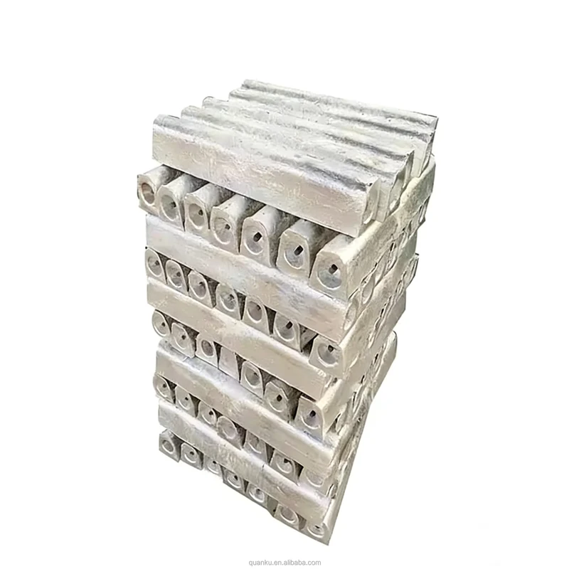 Anode Ingots Custom 17 Lbs Magnesium Alloy Bare Anode Rod High Potential Metal Product with Copper Iron Aluminum Manganese