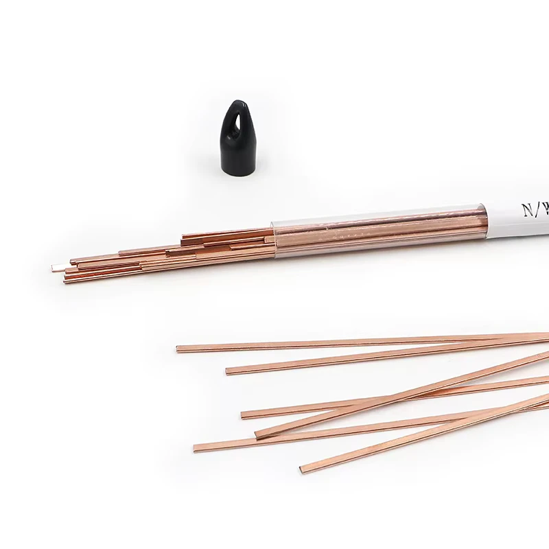 BCuP-2 Copper Alloy Material 2.5MM Bcu93p Brazing Alloy China Copper Rod 0 Silver Welding Rod