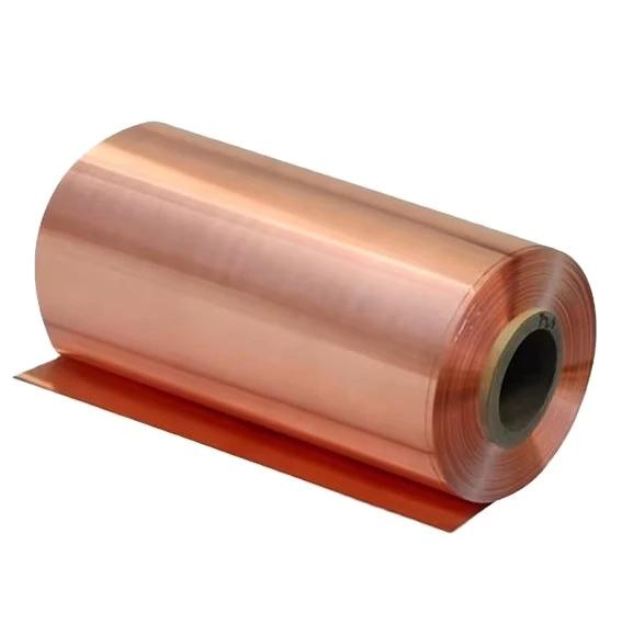 Battery Anode Material Current Collector Pure Copper Foil Copper Sheet Roll for Lithium Battery