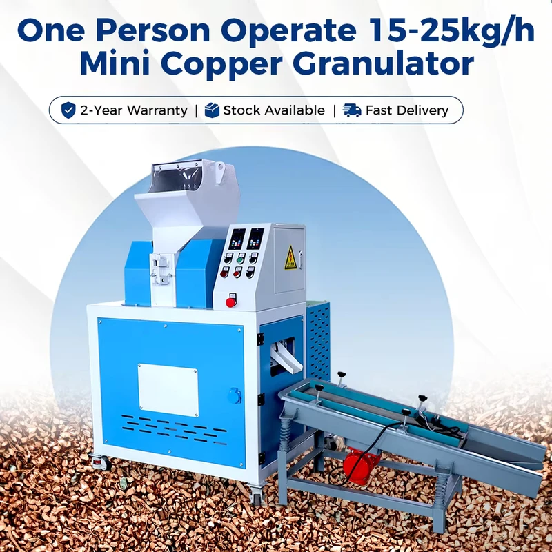 Beginner Friendly Copper Granulator LX 100 Compact Structure High Efficiency Fine Scrap Cable Recovery Machine Cable Recycling