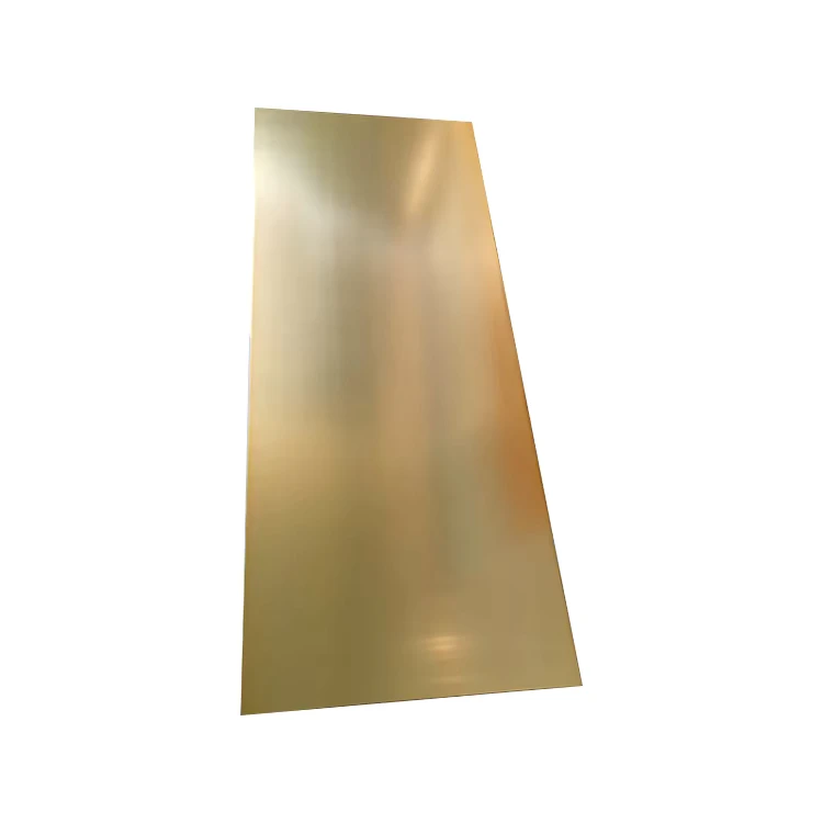 Best Selling H96 JI96 C21000 CuZn5 0.1mm China Brass Sheet for General Machine Parts Welding Parts