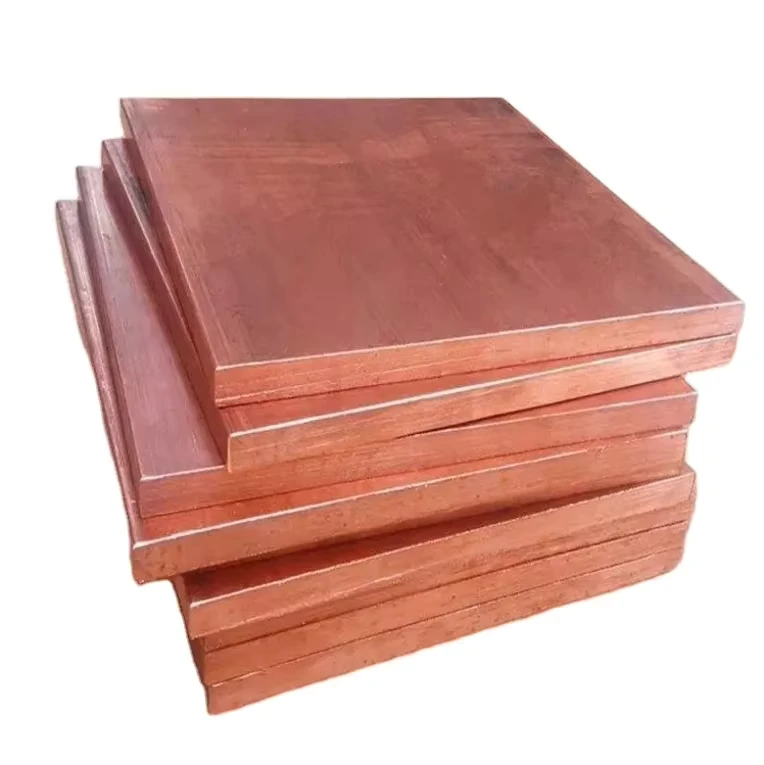 Best Selling High Purity 99.99% Copper Cathodes Sheet Plate Customized for Industrial