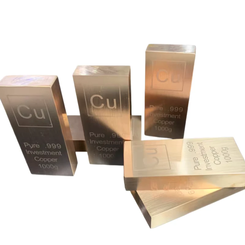Branded Pure Copper Ingots for the Retail Market