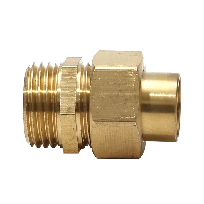 Brass Male Threaded Straight Nipple Connector Plumbing Pipe Fittings