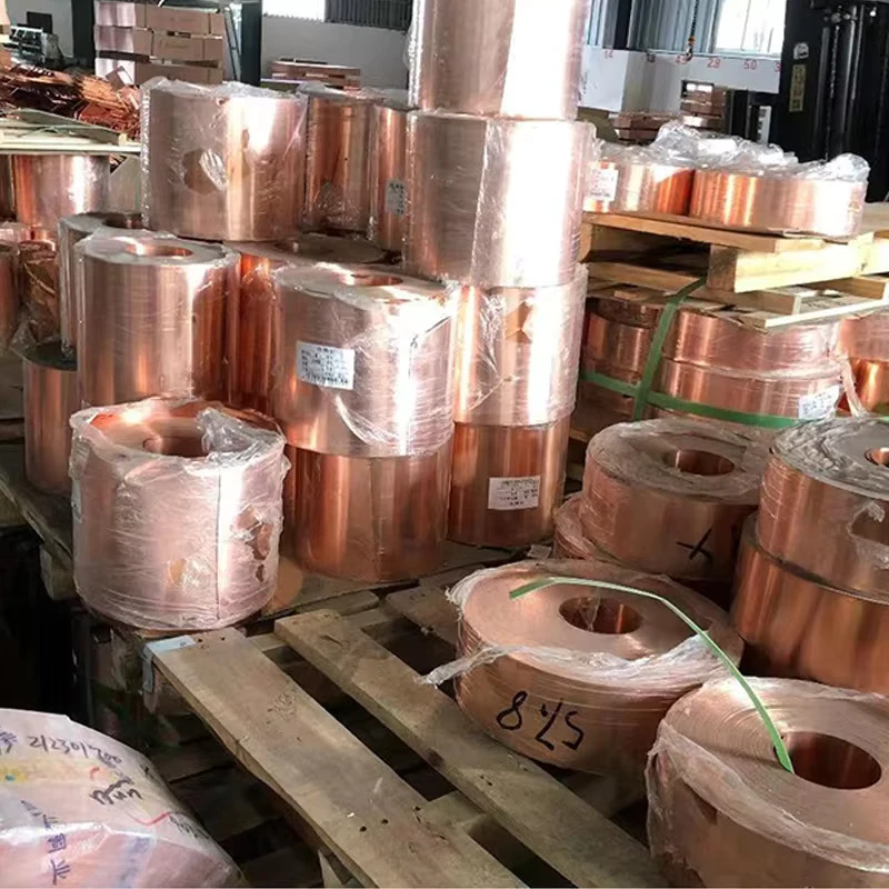 Brass Red Copper Pure Copper Strips and Coils Grounding Coils Conductive High Purity 99.9% C11000 C11300 C11400