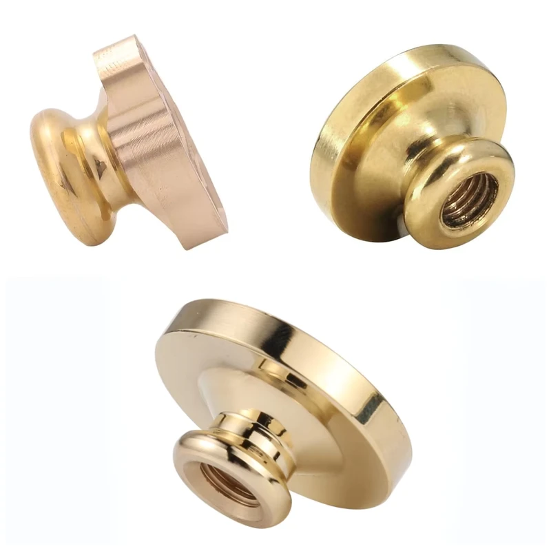 Brass Wax Seal Stamp Head Custom CNC Machining Wood Stainless Steel Copper Metal