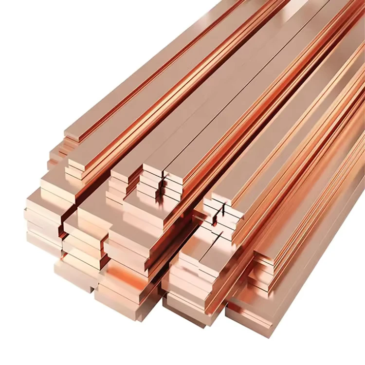 C11000 Copper Busbar Rectangular Bar for Electrical Switchgear and Transformer Tin Plated or Bare Mill Test Certificate Provided