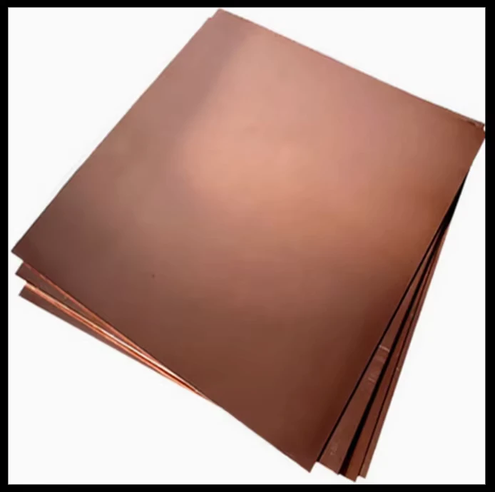 C11000 Copper Plate 99.9% Pure ASTM B152 Hot Rolled Copper Sheet 1mm to 50mm Thick for Electrical