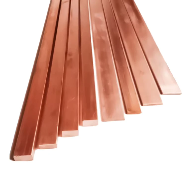 C11000 (ETP) CW004A Electrolytic Tough Pitch Copper Square Edge Copper Bus Bar