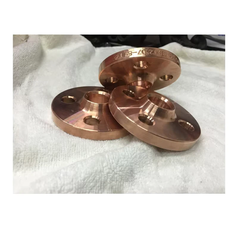 C70600 B10 Pipe Flange Cuni90 10 WNRF DN65 150# Flange Standard Customized Copper Nickel Alloy Material Weld Neck Flange