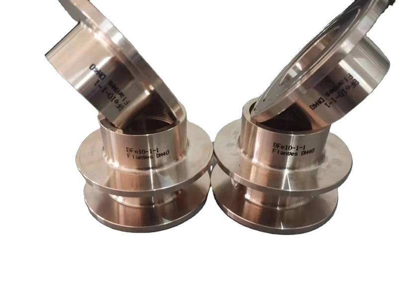 C70600 Copper Nickel Flange ASME B16.5 Slip on 150lb RF 21.34mm SCH10S CNC Machined Surface Oil Gas Chemical Industry Use