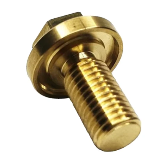 CNC Manufacturing Customized Machined Copper Machinery Parts Copper Bolts Copper Screws