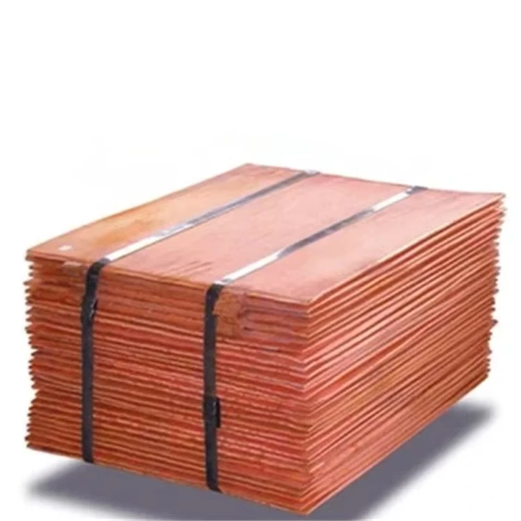 China Factory Price Quality Copper Cathode 99.99%copper Cathodes Sheet Prime Quality