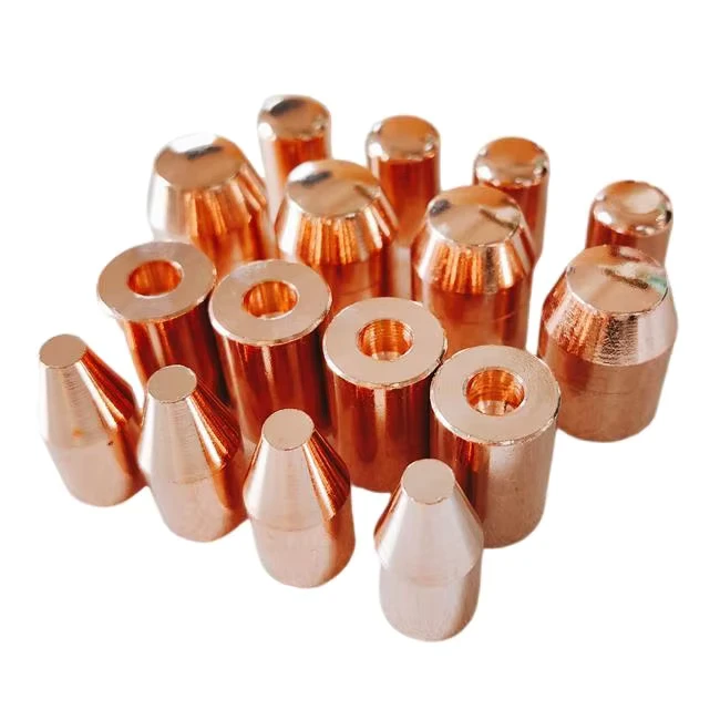 China Manufacturer Copper Tips Resistance Welding Electrodes & Caps C18150 Spot Welding Electrode